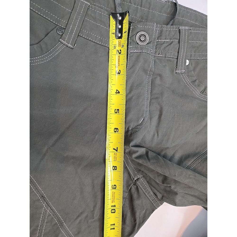 Kuhl Pants Womens Adult 8 Olive Skinny Pants Zipper Hiking Stretch - Picture 9 of 13